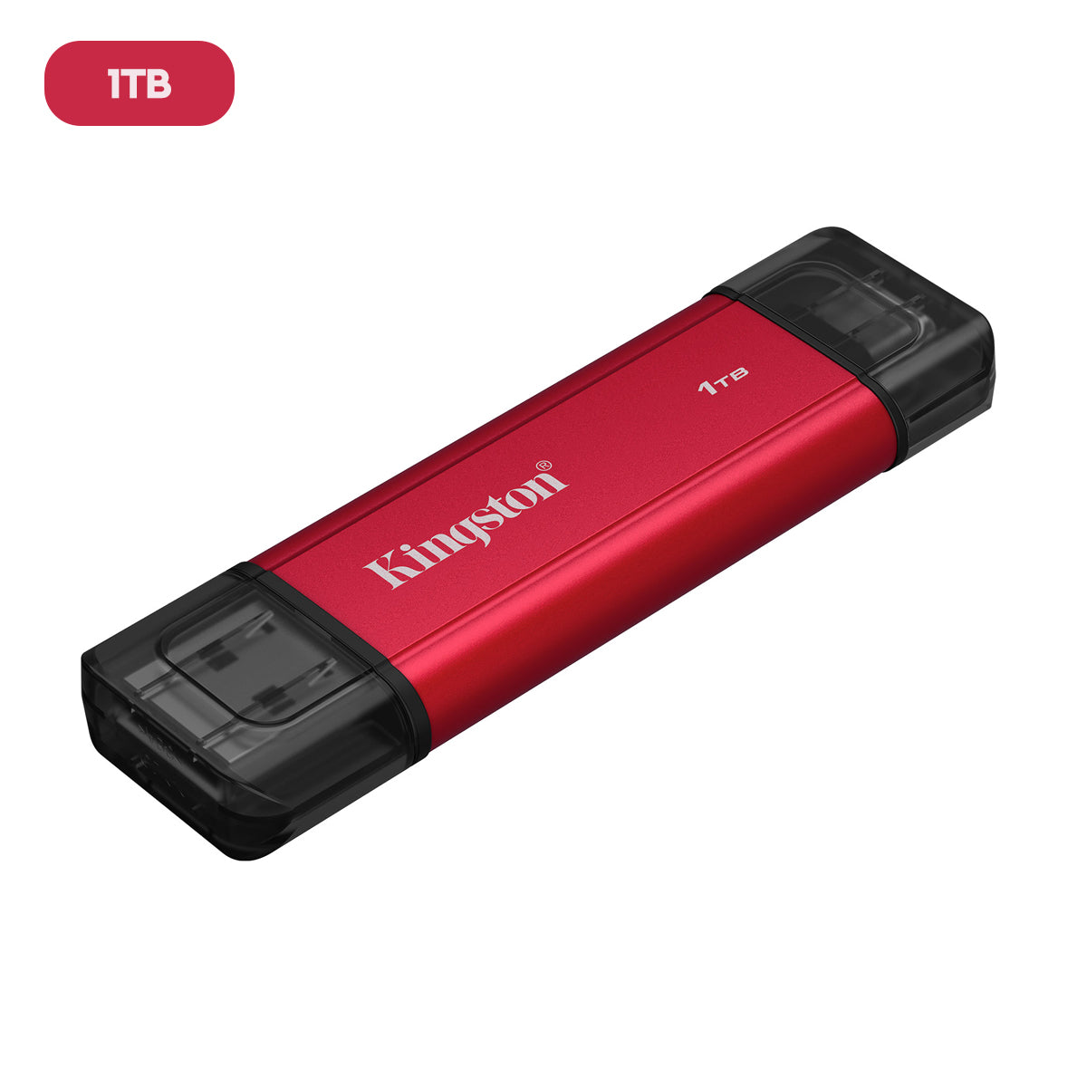 Kingston USB 3.2 Gen 2 1050MB/s Read/950MB/s Write Type-A & Type C Dual Portable SSD (512GB, 1TB, 2TB)