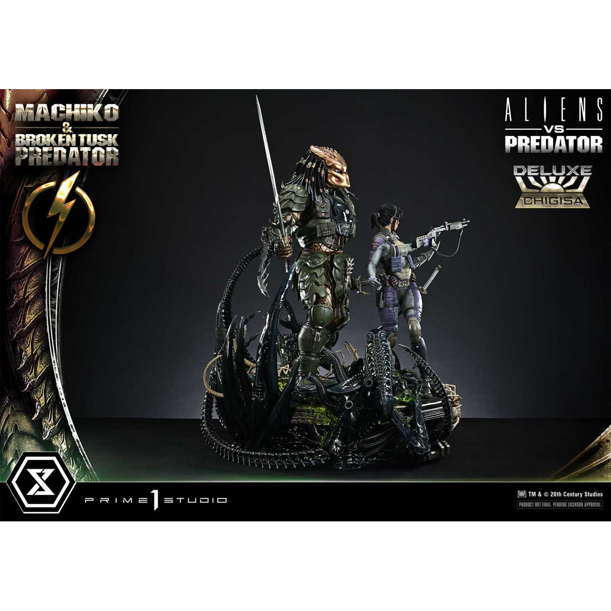Ultimate Premium Masterline Aliens vs. Predator Machiko & Broken Tusk