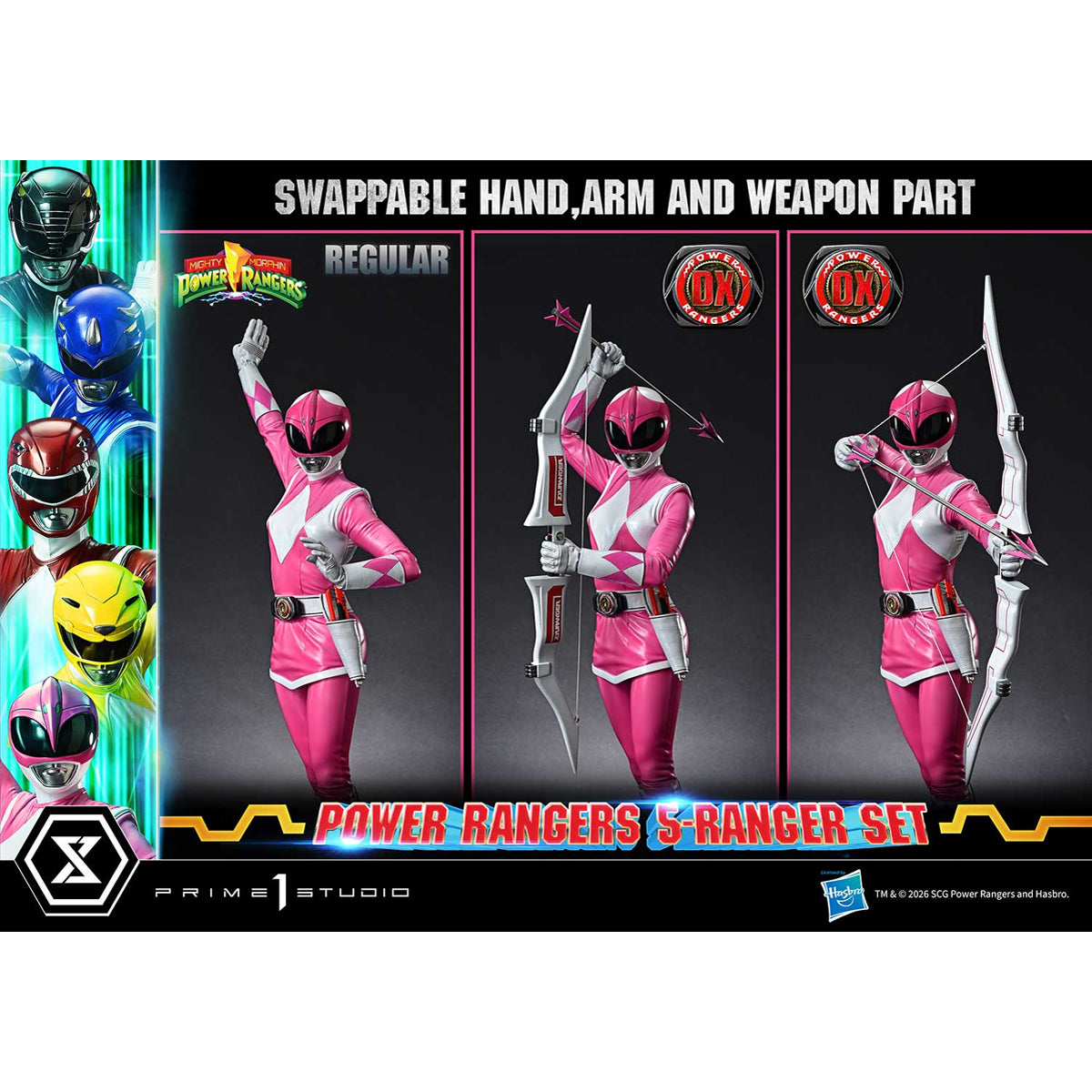 Premium Masterline Mighty Morphin Power Rangers: Power Rangers 5-Ranger Set