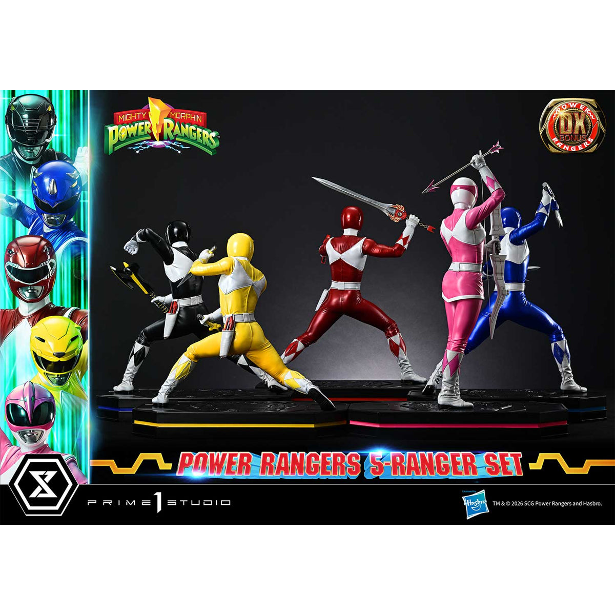 Premium Masterline Mighty Morphin Power Rangers: Power Rangers 5-Ranger Set