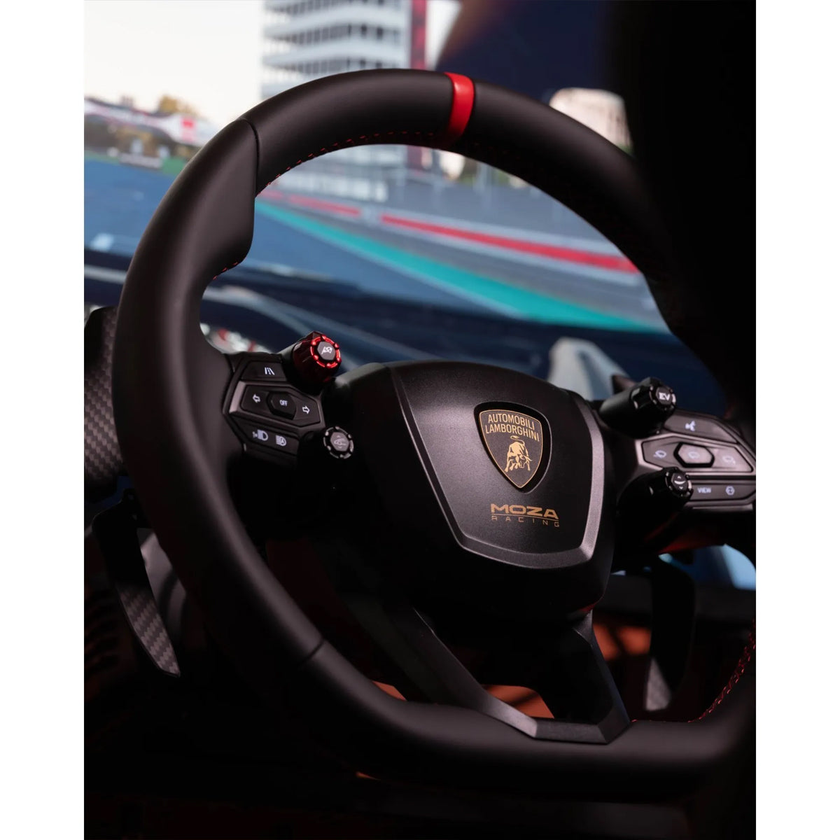 Moza Automobili Lamborghini Revuelto Sim-Racing Steering Wheel (RS096)