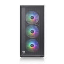 Thermaltake S200 TG RGB Mid Tower 3mm Tempered Glass With 120mm RGB Lite Front Fans PC Case