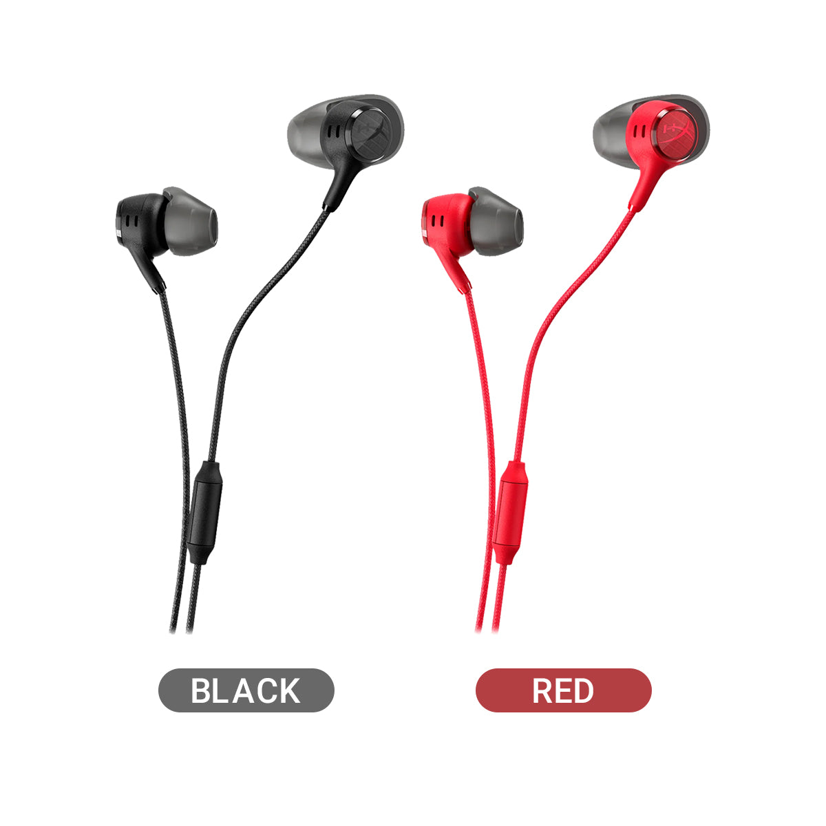 HyperX Cloud Earbuds III S Wired Gaming with Built-in Virtual Surround Sound & DSP (Black, Red) (BN7S1AA, BN7S2AA)