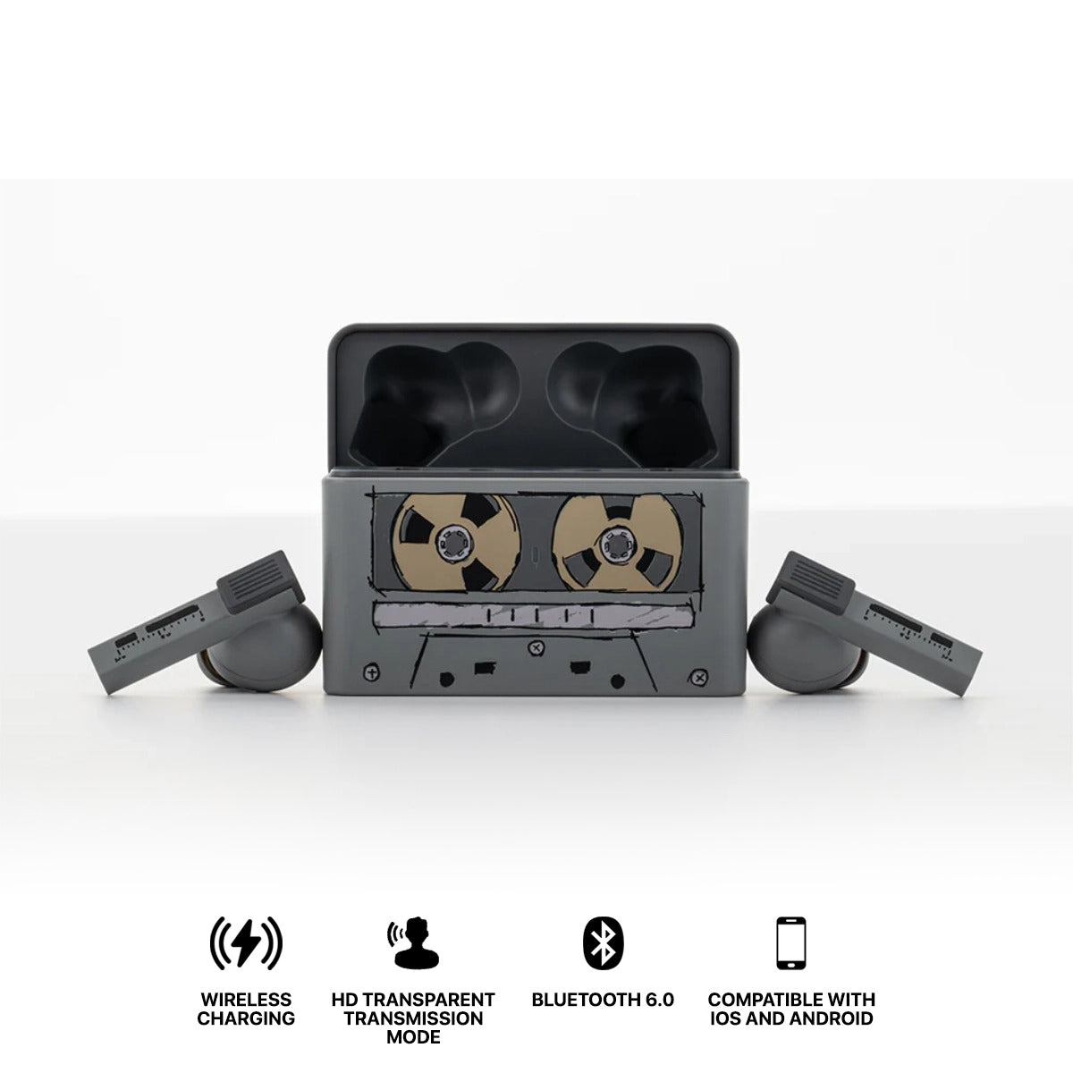 Moondrop Golden Ages 2 TWS Earphone ANC Bluetooth 6.0 LDAC VDSF Adjustable Output Gain Gaming Headphones (MD-TWS-039)