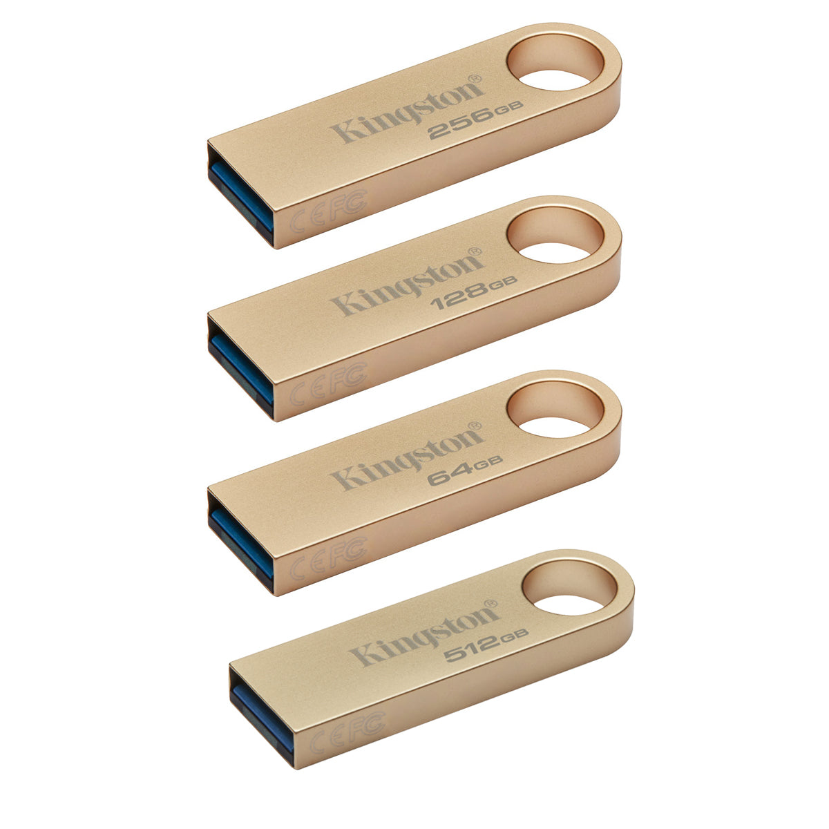 Kingston DataTraveler SE9 G3 USB 3.2 Gen 1 220mb/s Read Type-A USB Flash Drive (64GB, 128GB, 256GB)