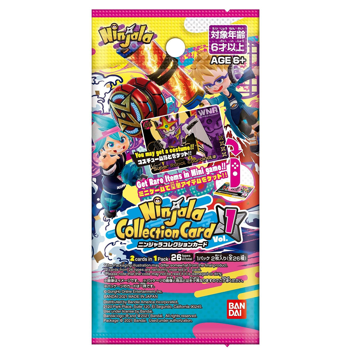 NINJALA COLLECTION CARD VOL.1