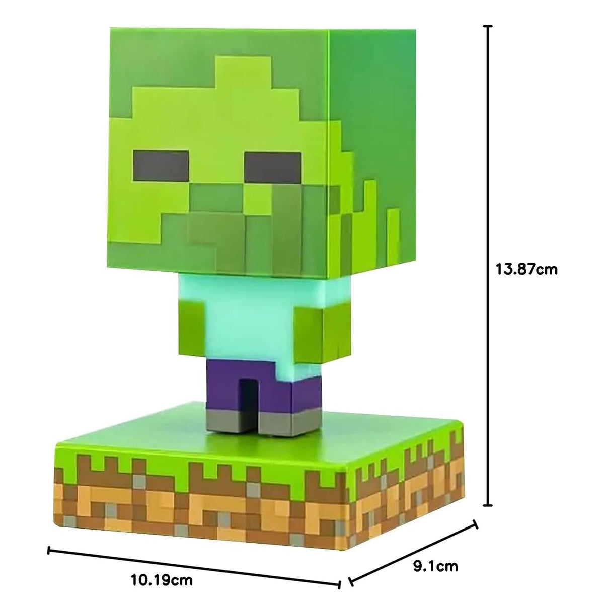 Paladone Minecraft Zombie Icon Light V4 (PP6592MCFV4)