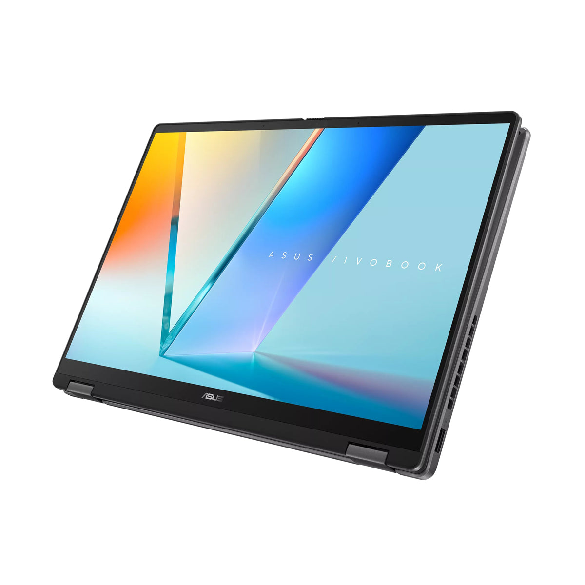 ASUS Vivobook 14 Flip TP3407SA-SG229WSM Laptop (Matte Gray) | 14" WUXGA (1920x1200) OLED | Core Ultra 7 256V | 16GB RAM | 1TB SSD | Intel Arc Graphics | Windows 11 Home | MS Office Home 2024 + MS 365 Basic + ASUS AP4600 Backpack