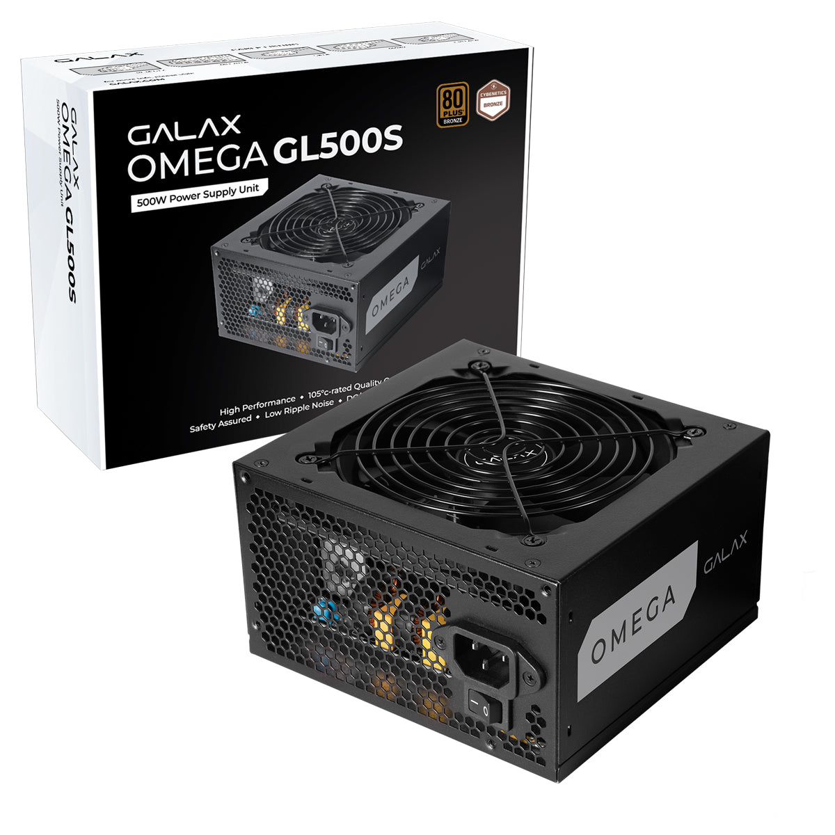 Galax Omega GL500S 500W 80+ Bronze & Cybenetics Bronze ATX