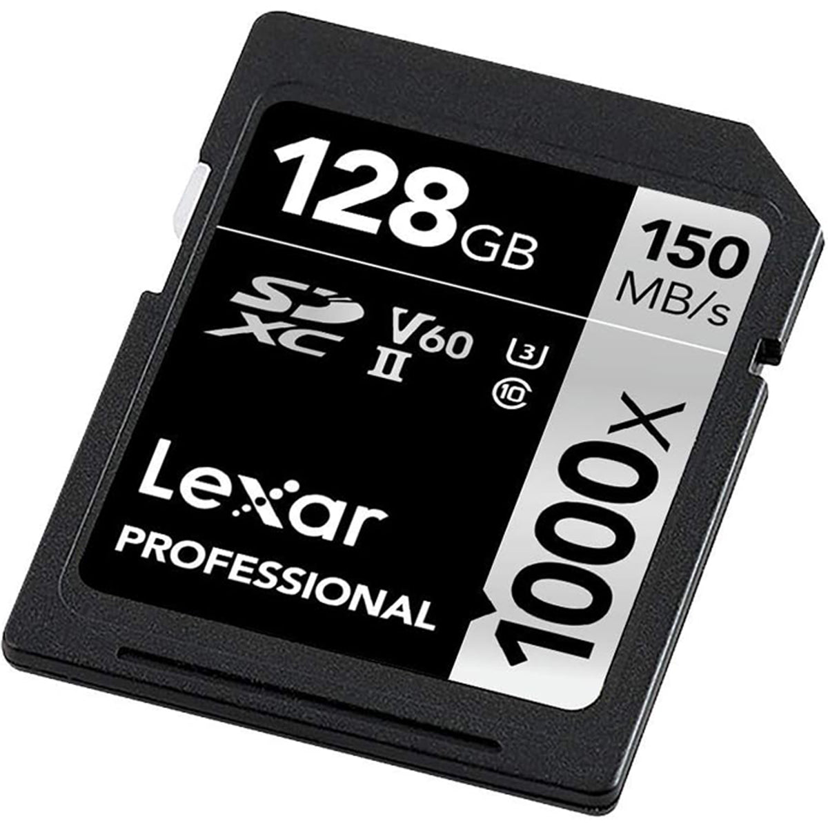 Lexar Professional 1000x SDXC UHS-II C10 U3 V30 150MB/s Read Card (32GB, 128GB)