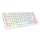 E-Yooso Z-82 RGB 81-Keys Tri-Mode Mechanical Keyboard White (Silverwood Switch)