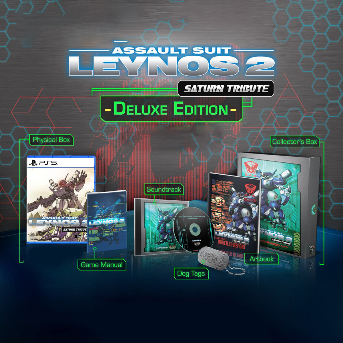 PS5 Assault Suit Leynos 2 Saturn Tribute Deluxe Edition (Eng/EU)