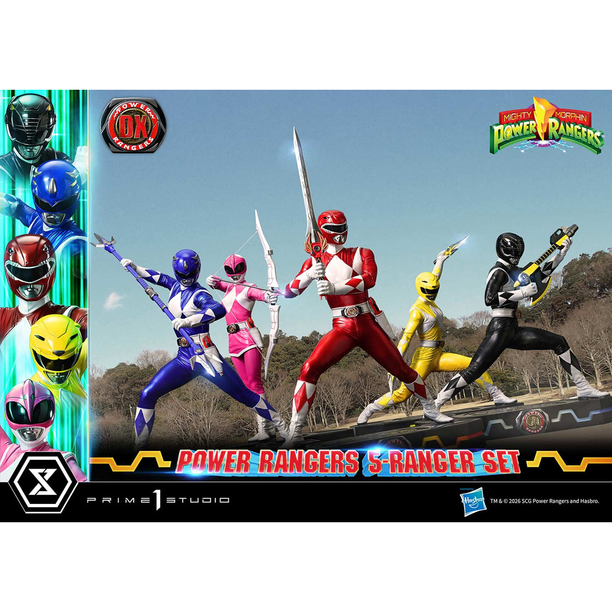 Premium Masterline Mighty Morphin Power Rangers: Power Rangers 5-Ranger Set