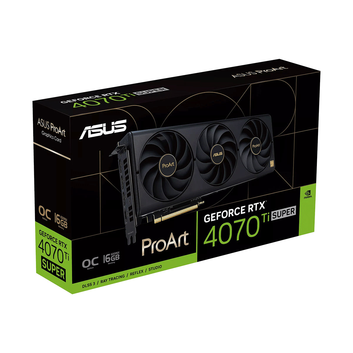 Asus Proart Geforce RTX 4070 Ti Super OC 16GB GDDR6X Graphics Card