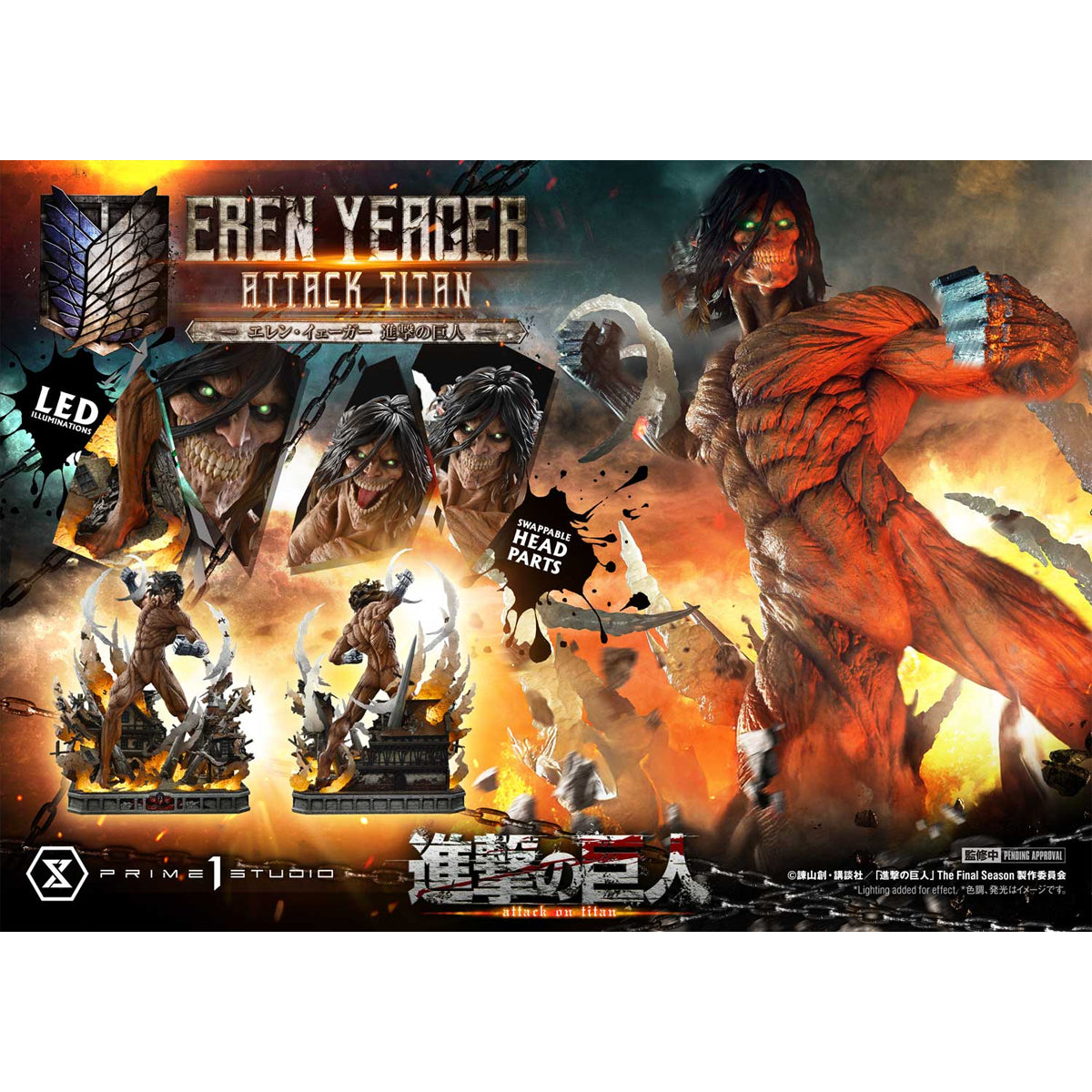 Ultimate Diorama Masterline TV Animation Attack on Titan Eren Yeager A