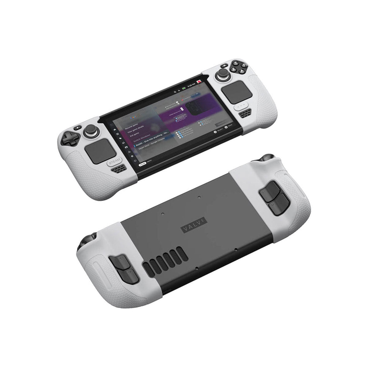 JSAUX Silicone Grip for Steam Deck/ Steam Deck OLED (Black, Grey) (GP0016)