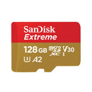 Sandisk Extreme 128GB 190MB/S MICROSDXC UHS-i Card (SDSQXAA-128G-GN6MN)