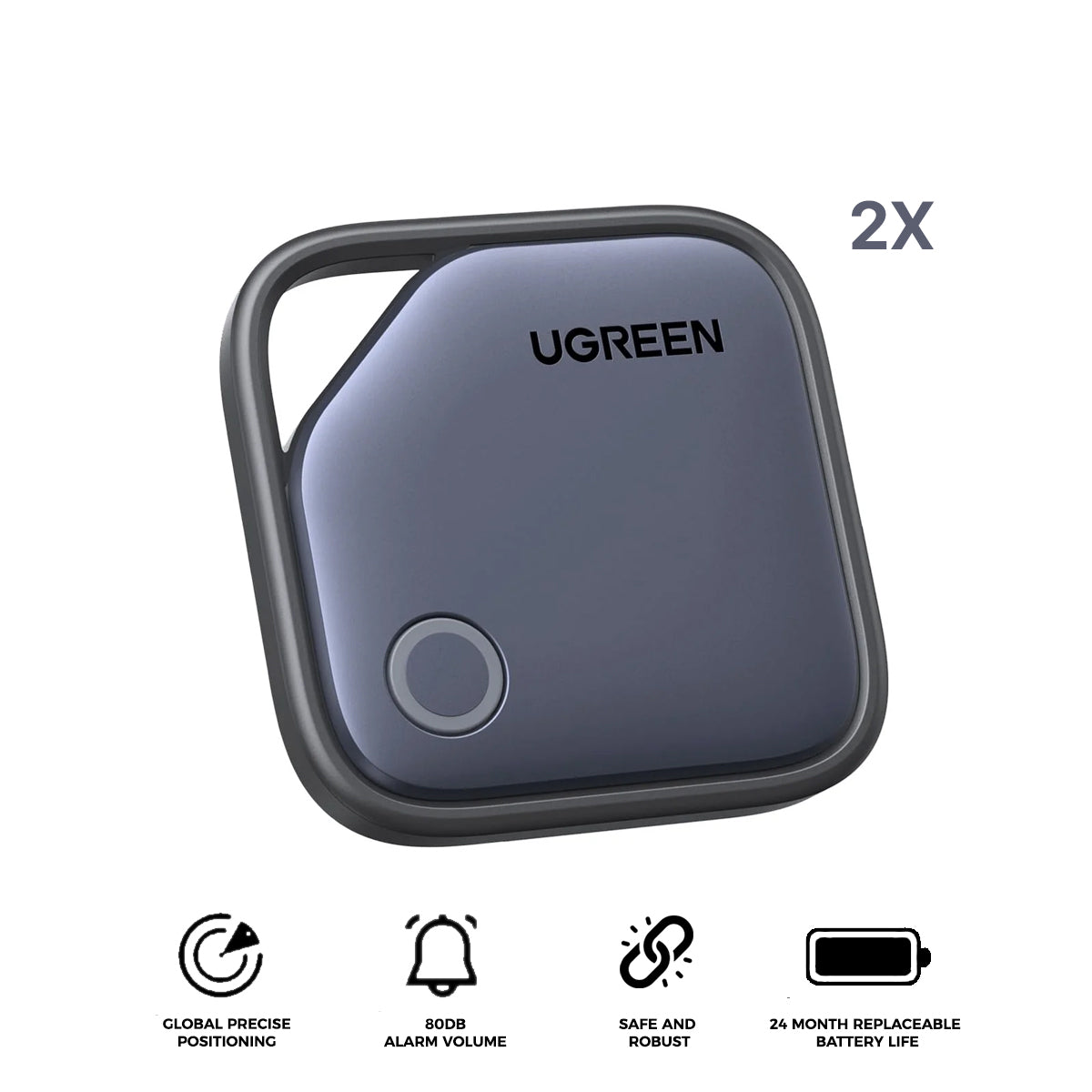 Ugreen Finder 2 for Apple - 2 Pack (Black) (CM919/75119A)