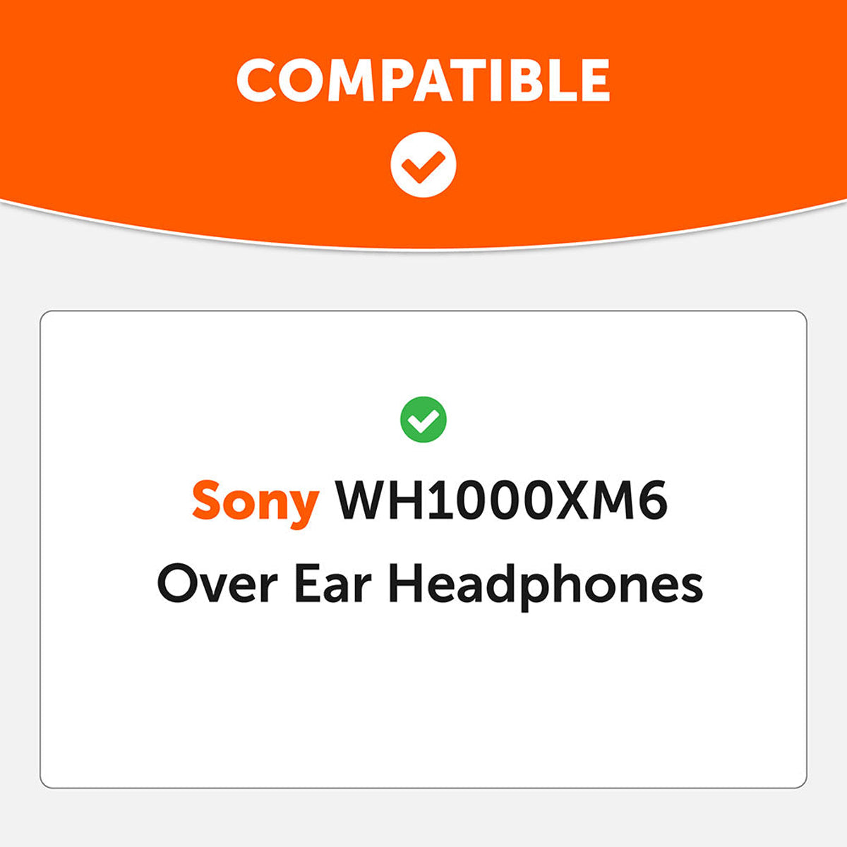 Wicked Cushions Sony WH-1000XM6 Earpad Sweat Covers - WC SweatZ XM6