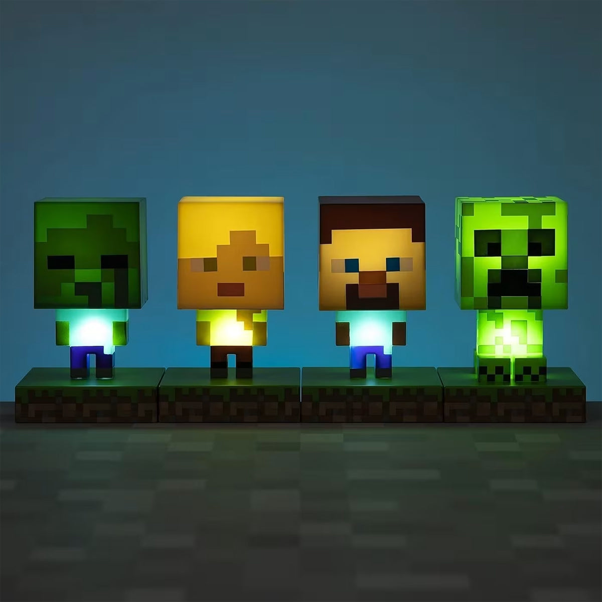 Paladone Minecraft Steve Light Icon Lights (#001) (PP6594MCFV4)