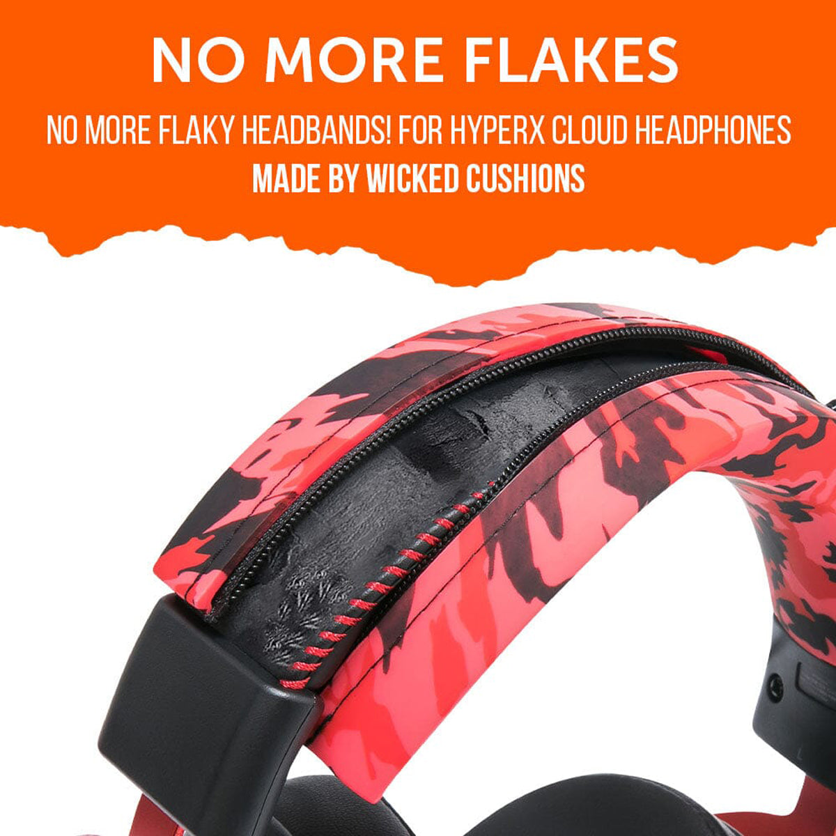 Wicked Cushions WC BandZ HyperX Headband Cover for HyperX Cloud Headphone