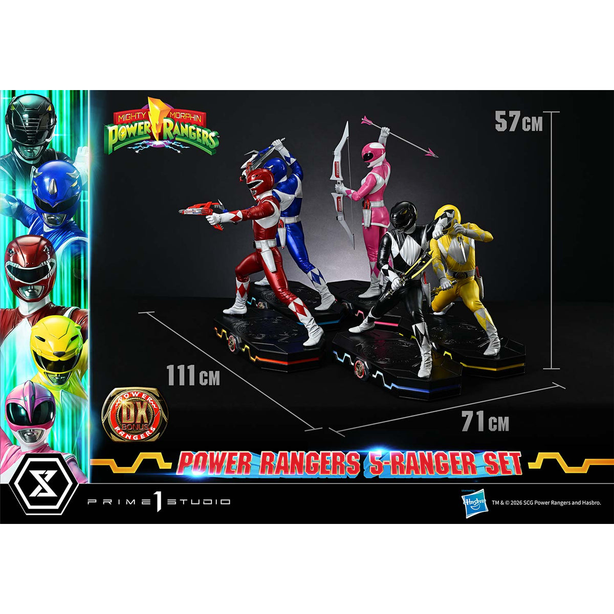 Premium Masterline Mighty Morphin Power Rangers: Power Rangers 5-Ranger Set