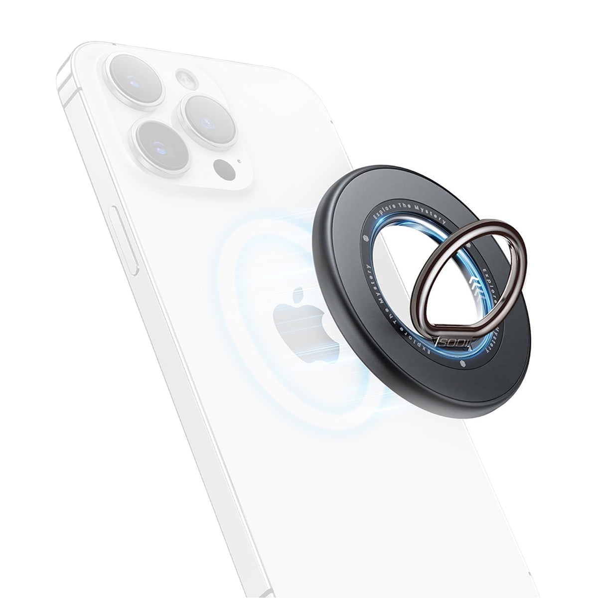 SODI BM350 Double-Sided Magnetic Phone Ring Holder Grip for iPhone