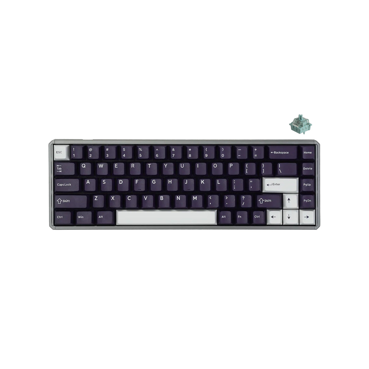 Akko MOD68 HE Aluminum Case Wired ARGB Magnetic Keyboard (Grey-Cosmos)