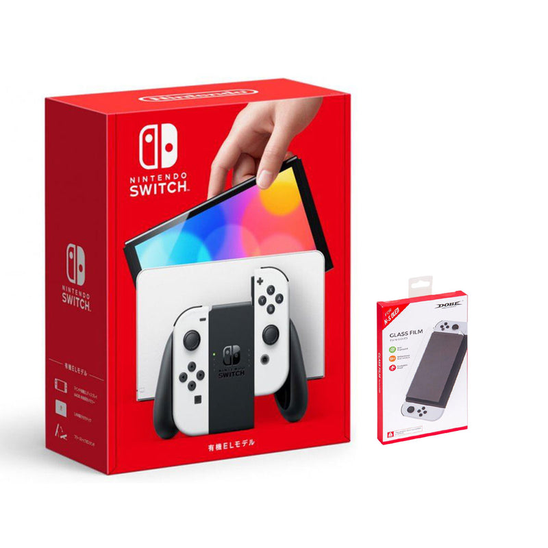 Nintendo Switch Console With White Joycon (OLED Model)