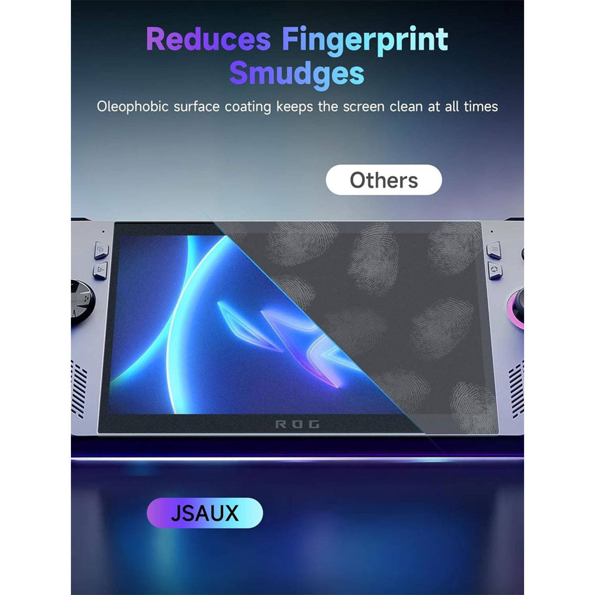 JSAUX Ultra Clear Anti-Glare Screen Matte Protector for ROG Ally / ROG Ally X 2-Pack (GP0113A)