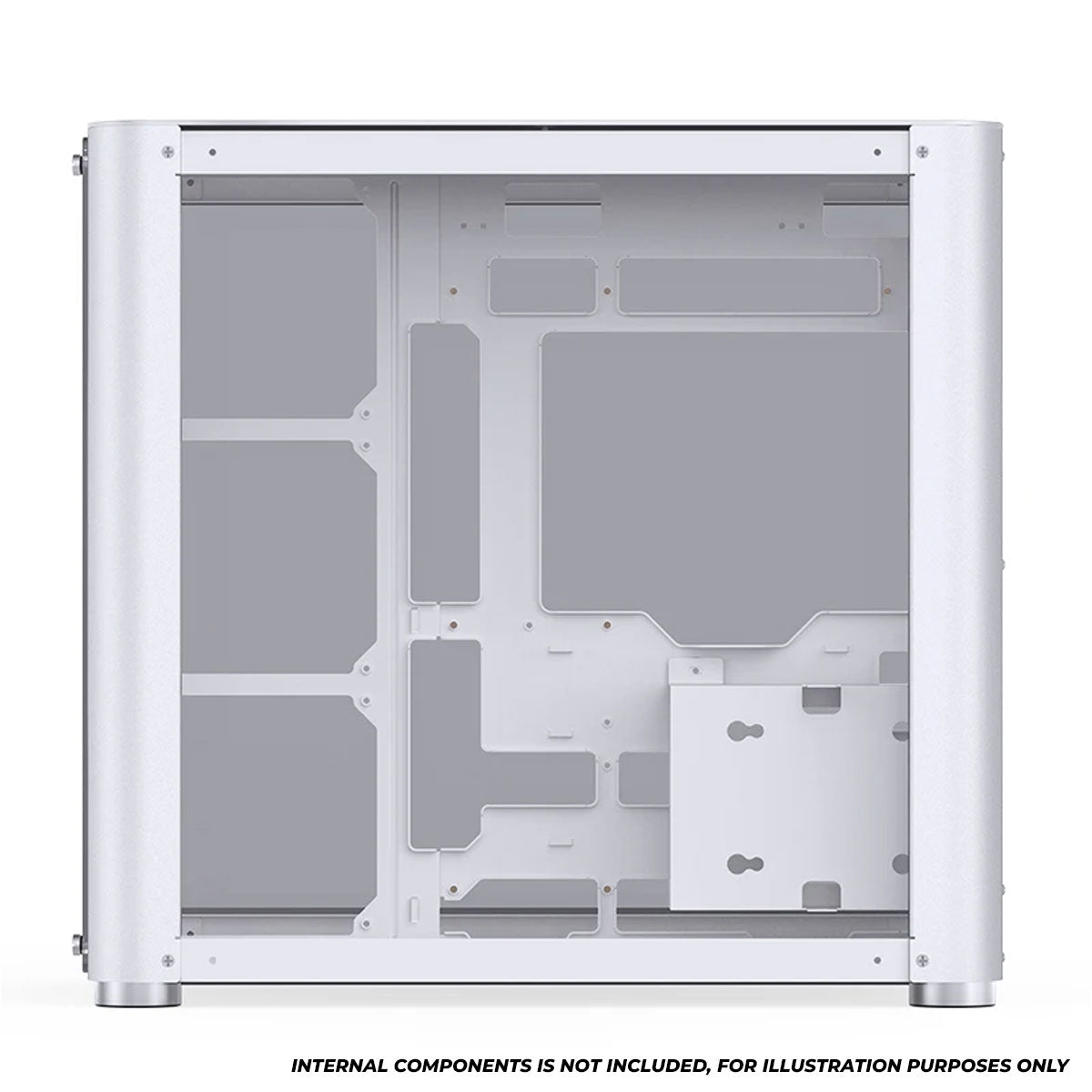 Jonsbo TK-2 ATX Separated Cabinet Computer Case (Black, White)