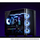 Jonsbo TK-3 ATX Separated Cabinet Computer Case (Black, White)