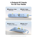 Baseus QPow 3 Digital Display Fast-Charging Power Bank with Built-in USB-C + iP Cable 20000mAh 22.5W