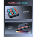 Transnovo Adjustable Stand 4-in-1 Charging Station with RGB Light for Nintendo Switch 2 Joy-Pad