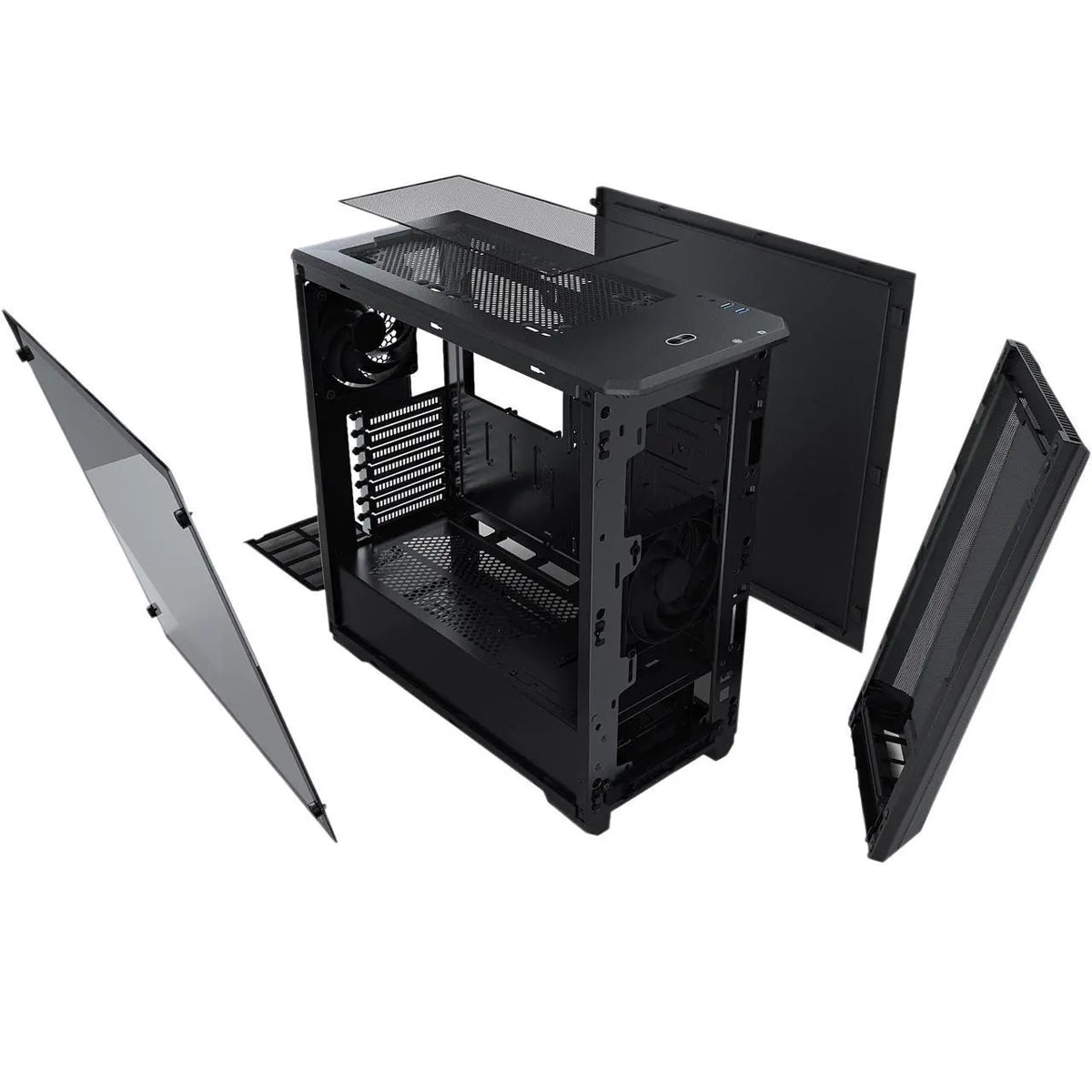 Phanteks Eclipse P400A Tempered Glass Mid-Tower Chassis Case (Satin Black)