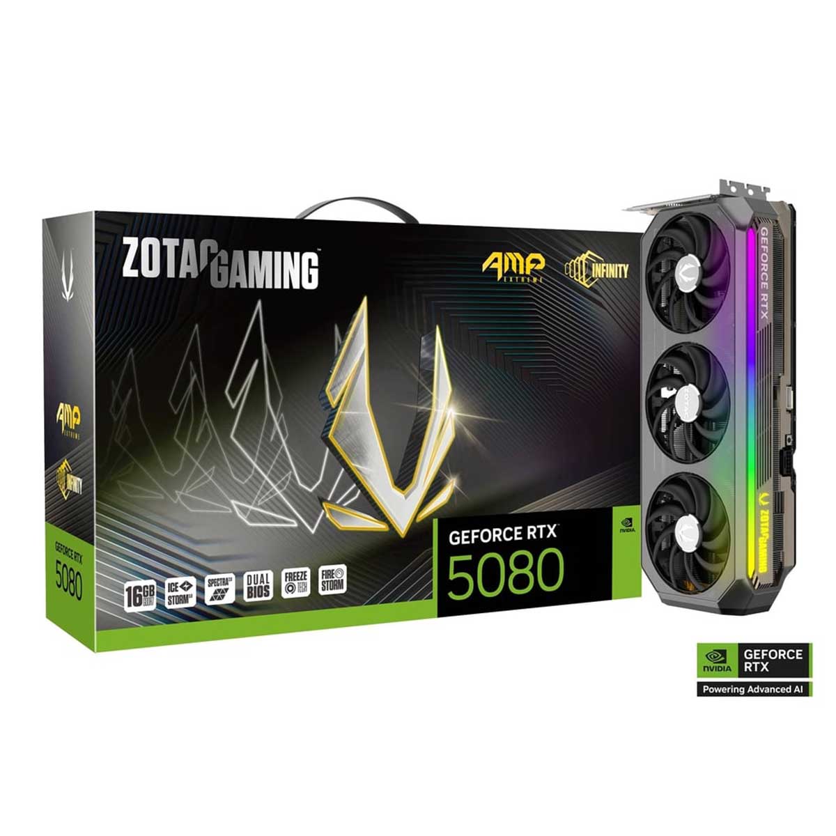 Zotac Gaming GeForce RTX 5080 AMP Extreme Infinity 16GB GDDR7 Graphics Card (ZT-B50800B-10P)