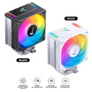 Jonsbo CR-1000 Max ARGB Silent Series 120MM Single-Tower CPU Cooler (Black, White)