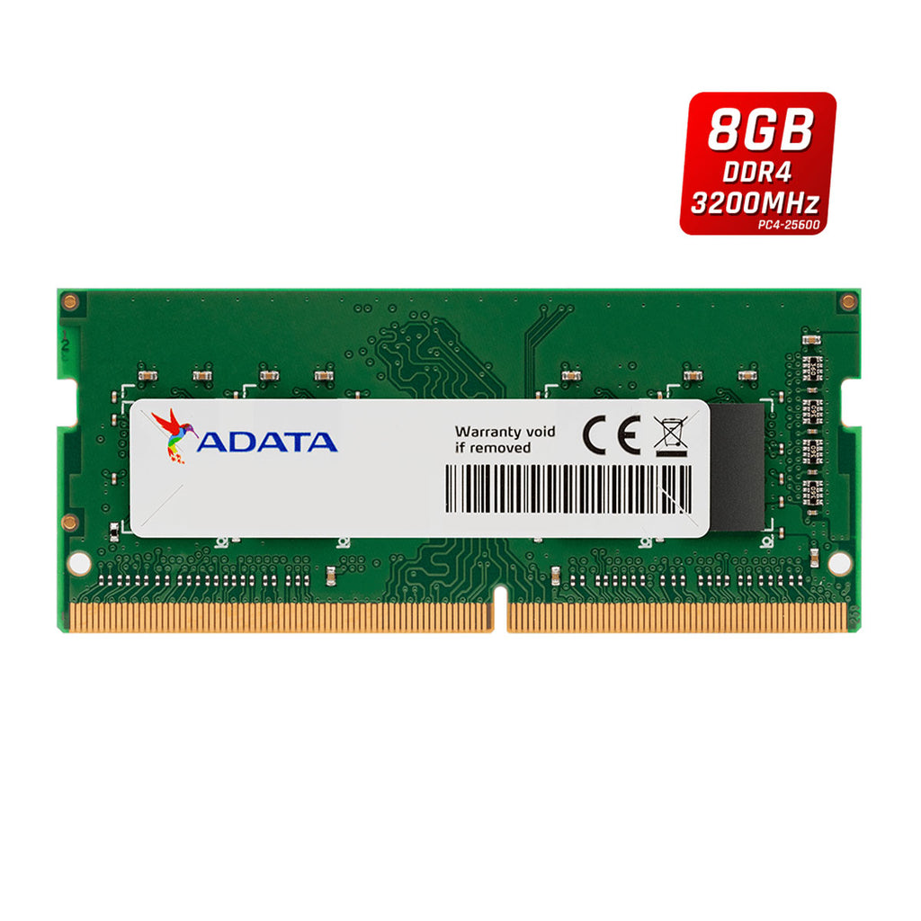 ADATA 8GB DDR4 3200MHZ PC4-25600 SO-DIMM MEMORY AD4S32008G22-SGN