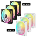 Corsair iCUE LINK LX120 RGB 120MM PWM Fan Triple Starter Kit (Black, White)