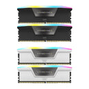 Corsair Vengeance RGB 32GB (2x16GB) DDR5 DRAM 6000MHz CL36 Memory Kit (Black, White)