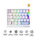 Ajazz AK029 RGB Wired 29-Keys Hot-Swappable Mechanical Keyboard (White/Blue) (Magnetic Switch)