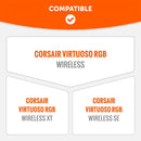 Wicked Cushions Corsair Virtuoso Silicone Headband Cover - WC BandZ Virtuoso V2