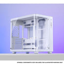 Jonsbo TK-3 ATX Separated Cabinet Computer Case (Black, White)