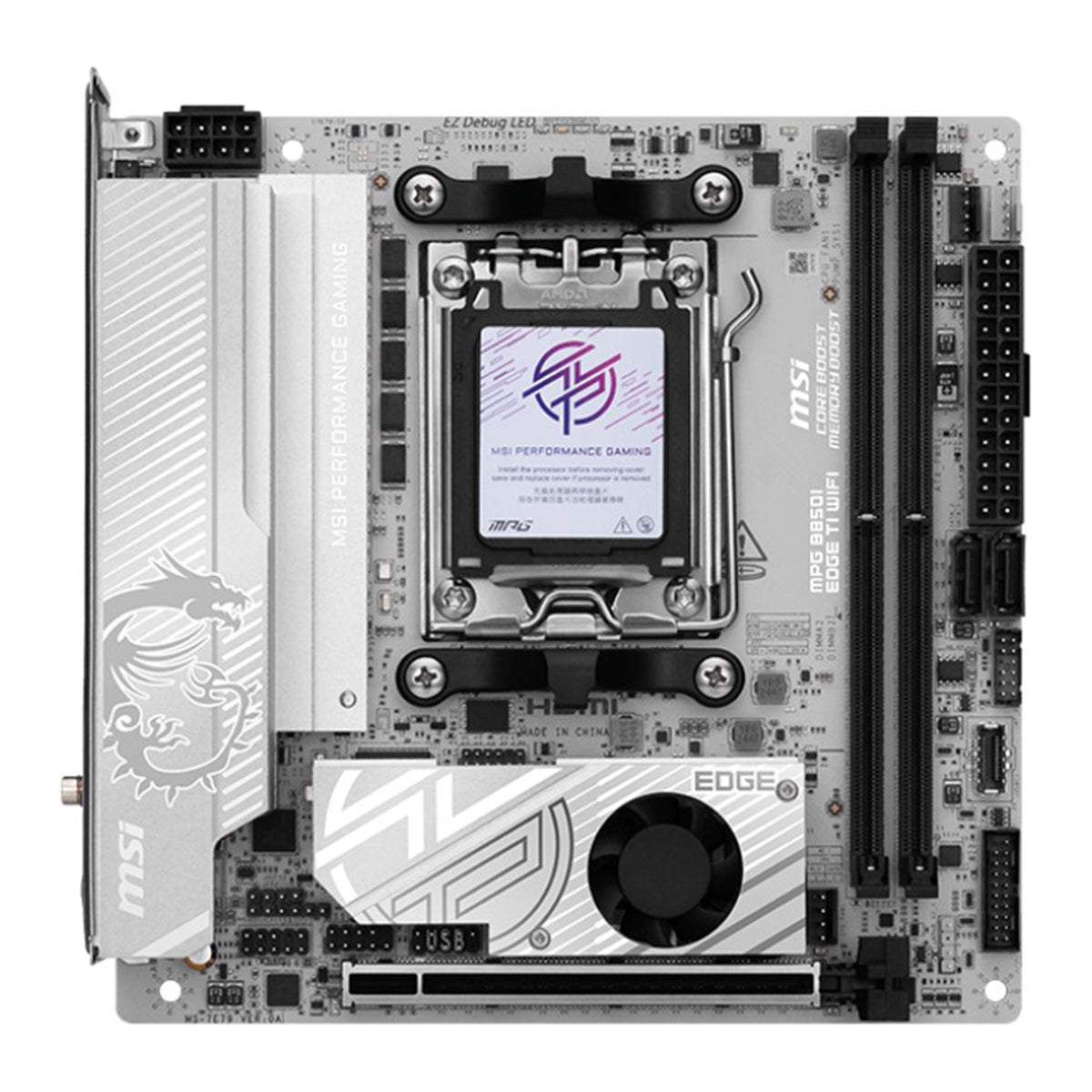 MSI MPG B850I Edge Ti WiFi DDR5 AMD Motherboard