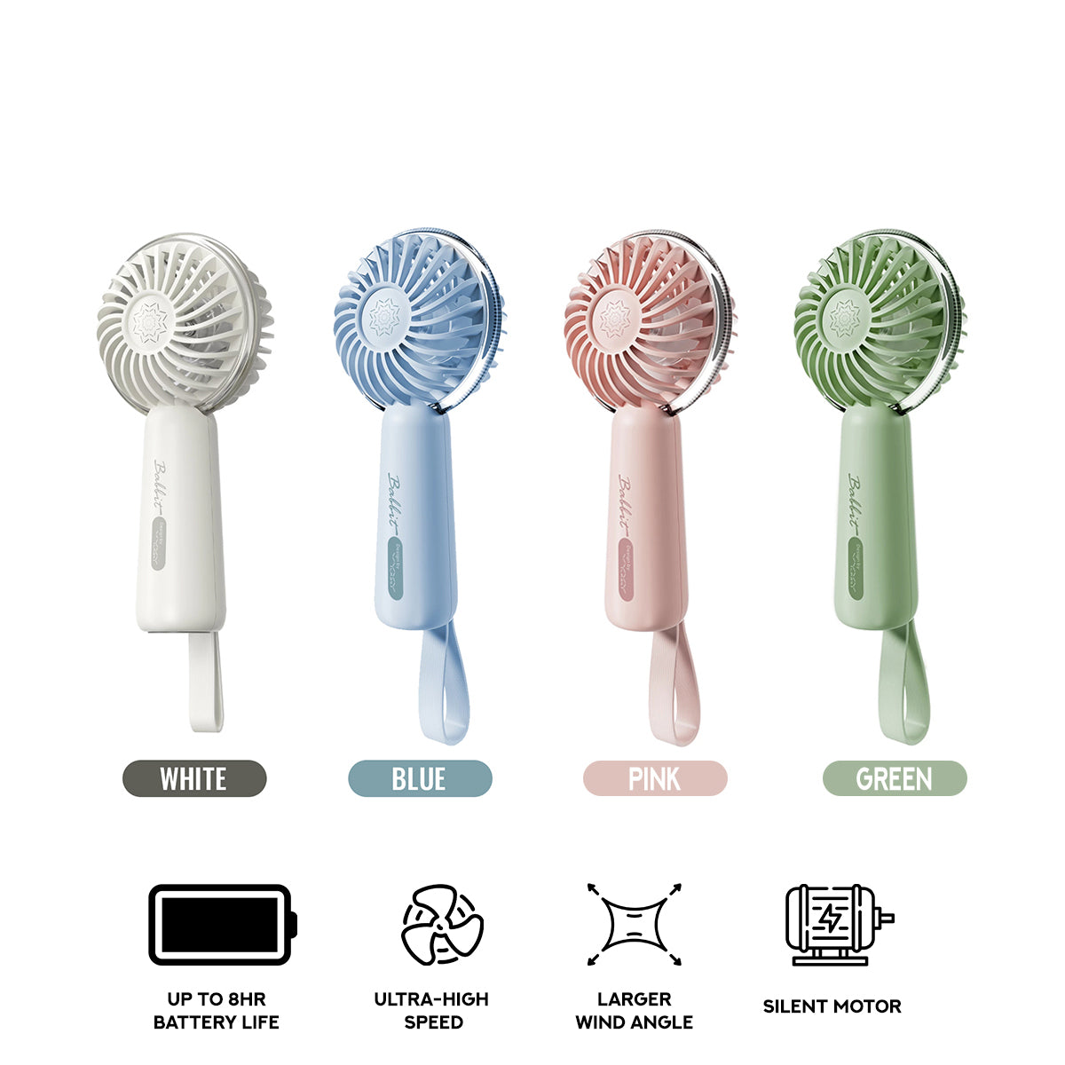 Vyvylabs Babbit Handheld Mini Fan 1200mAh | DataBlitz