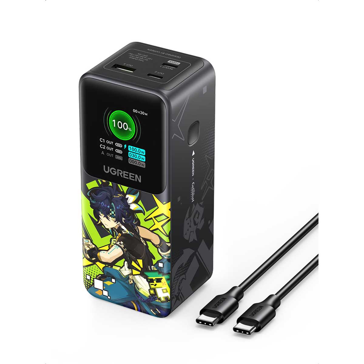 Ugreen Nexode 20000mAh 130W Fast Charging Power Bank Genshin Impact Ed. (PB721/35524GI)