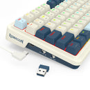 Redragon Eisa Pro 3 Modes 98-Key Hot-Swappable RGB Mechanical Keyboard - White Blue (Linear Red Switch) (K686WB-RGB-Pro)