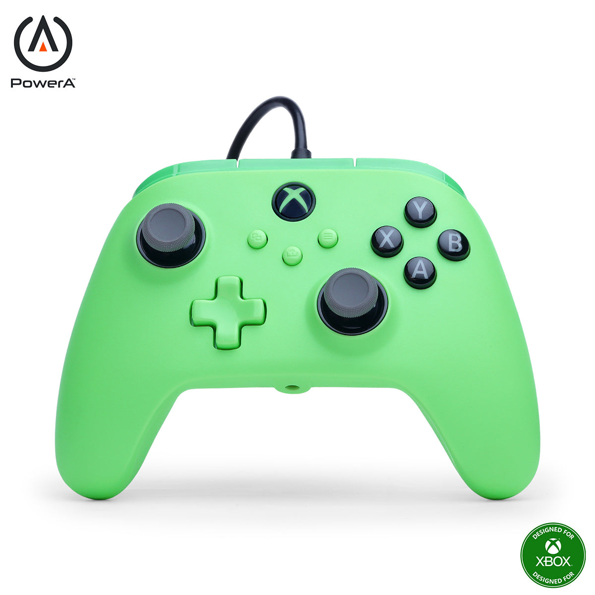 PowerA Advantage Plus Xbox Wired Controller Hall Edition for XBOX (Black Charcoal, Verdant Meadow) (XBGP0439-01, XBGP0470-01)