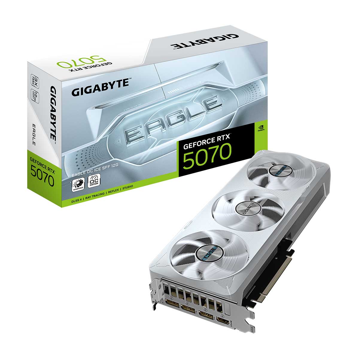 Gigabyte GeForce RTX 5070 Eagle OC Ice SFF 12GB GDDR7 Graphics Card