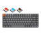 Keychron K3 Max QMK/VIA RGB Backlit Hot-Swappable Compact Wireless Custom Mechanical Keyboard - Black/Grey 